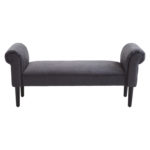HomCom 52 inch  Linen Upholstered Vanity